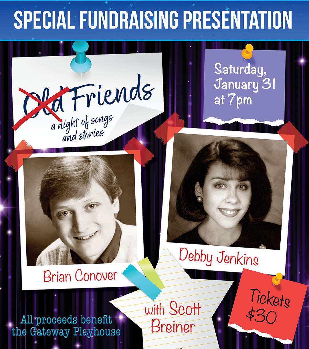 Gateway Playhouse To Host A Musical Fundraiser on January 31st